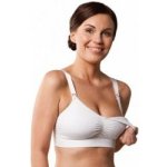 Carriwell podprsenka ke kojení s klipem bílá – Hledejceny.cz