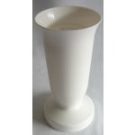 Váza hřbitovní KALICH d12x24h/těžká/bílá/ – Sleviste.cz