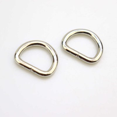 Pro Háčkování Polokroužek 20x15 mm nikl – Zboží Mobilmania