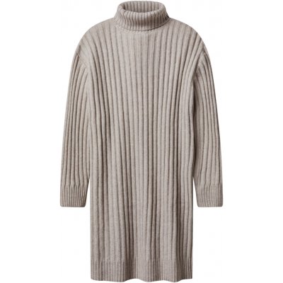 esmara Dámské úpletové šaty béžová – Zboží Dáma