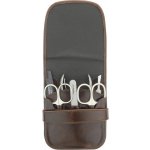 Globos Pánská kožená manikúra s nůžkami Solingen 1162-89 hnědá – Hledejceny.cz