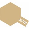 Akrylová a olejová barva Tamiya Barva akrylová matnáSvětle hnědá Woden Deck Tan MIni XF-78