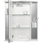 Jokey HAVANA LED Zrcadlová skříňka - bílá - š. 55 cm, v. 66 cm, hl. 23 cm 211211120-0110 – Zboží Dáma