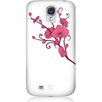 Pouzdro AYANO KIMURA with Orchid Samsung i9505 Galaxy S4 - MADE WITH SWAROVSKI® ELEMENTS růžové bílé – Zboží Mobilmania
