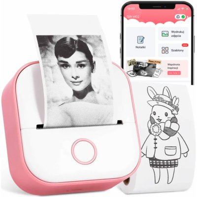 Phomemo T02 růžová – Zboží Živě