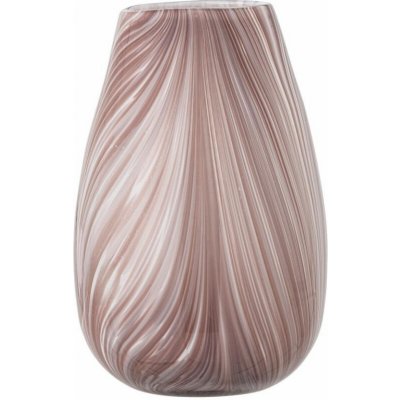 Růžová skleněná váza Bloomingville Ennis 22,5 cm – Hledejceny.cz