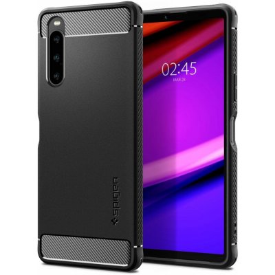 Pouzdro Spigen Rugged Armor Black Sony Xperia 10 V ACS06202 – Zboží Mobilmania