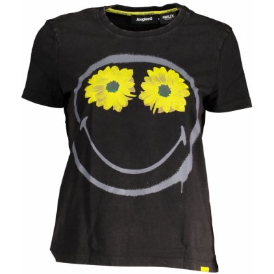 Desigual Margarita Smiley Černá – Zboží Mobilmania