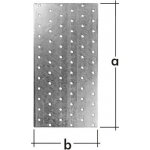 Domax PP10 Destička perforovaná 80 x 240 mm zinkovaný plech – Sleviste.cz