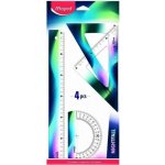 Maped 81831 pravítko Nightfall Teens 4dílná sada – Zboží Dáma