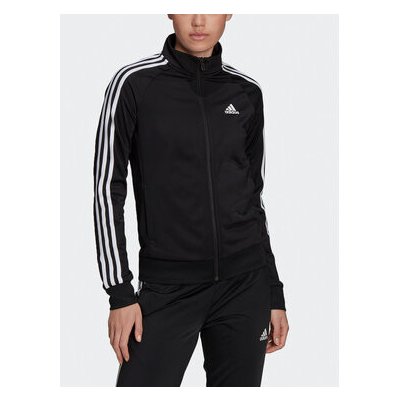 adidas Primegreen Essentials Warm-Up Slim 3-Stripes Track Top H48443 Černá – Zboží Mobilmania