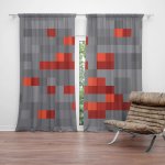 Závěsy Blocks 3: 2 ks - 140x250 cm - Sablio – Hledejceny.cz