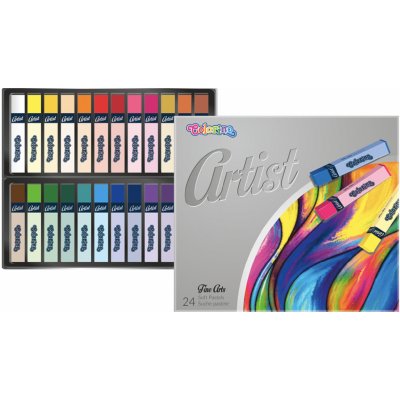 Artist suché pastely 24 barev – Zboží Mobilmania