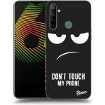 Pouzdro Picasee silikonové Realme 6i - Don't Touch My Phone černé – Sleviste.cz