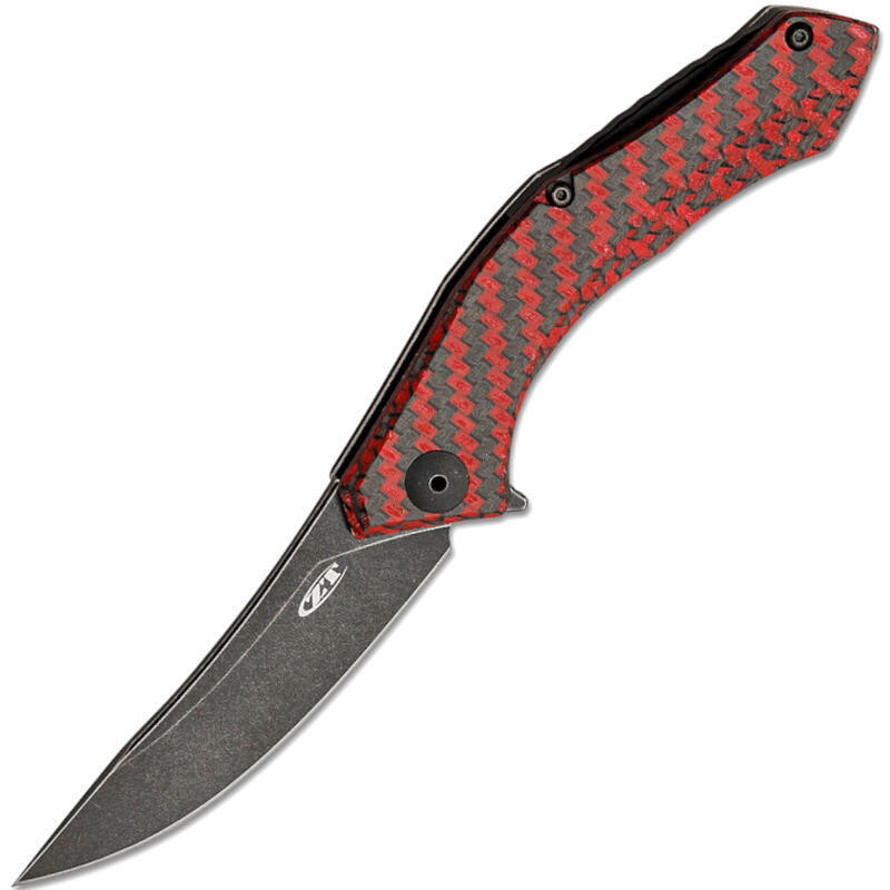 Zero Tolerance Factory Special Series 0460 Red Carbon Sinkevich Flipper