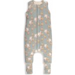 Sleepee spací pytel s nohavicemi Vintage Animals Sky Blue Cream – Zboží Dáma