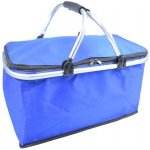 Termo skládací nákupní košík s víkem modrý – Zboží Mobilmania
