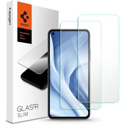Spigen Glass tR Slim, 2P - Xiaomi Mi 11 Lite/5G AGL03048 – Zboží Mobilmania