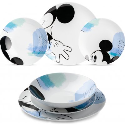 EGAN DISNEY ENJOY sada 3 ks talířů (dezertní/polévkový/jídelní) světle modrá – Hledejceny.cz