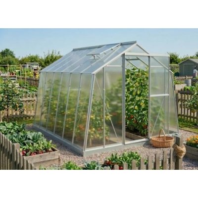 LIMES Hobby skleník H7/4,5 2,47x4,48 m rozptylové sklo 4 mm LG4738 – Zboží Mobilmania