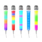 Fenton KMD55W Karaoke mikrofon s RGB osvětlením bílá – Zbozi.Blesk.cz