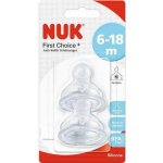 Nuk savička Flow Control transparentní 2 ks – Zboží Dáma