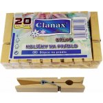 Clanax dřevěné kolíčky na prádlo 20 ks – Sleviste.cz