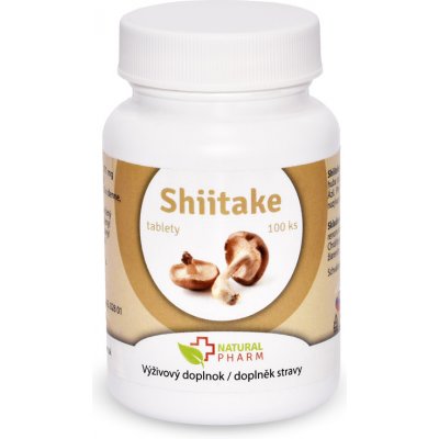 Natural Pharm Shiitake 100 tablet – Hledejceny.cz