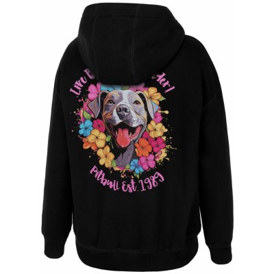 PitBull West Coast dámská KP mikina HAPPY PIT černá – Sleviste.cz