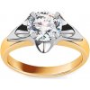 Prsteny iZlato Forever zlatý diamantový prsten 1.000 ct Always CSBR55