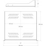 XtendLan 19" 2U/400mm CPOLIC2U40-B-P – Hledejceny.cz