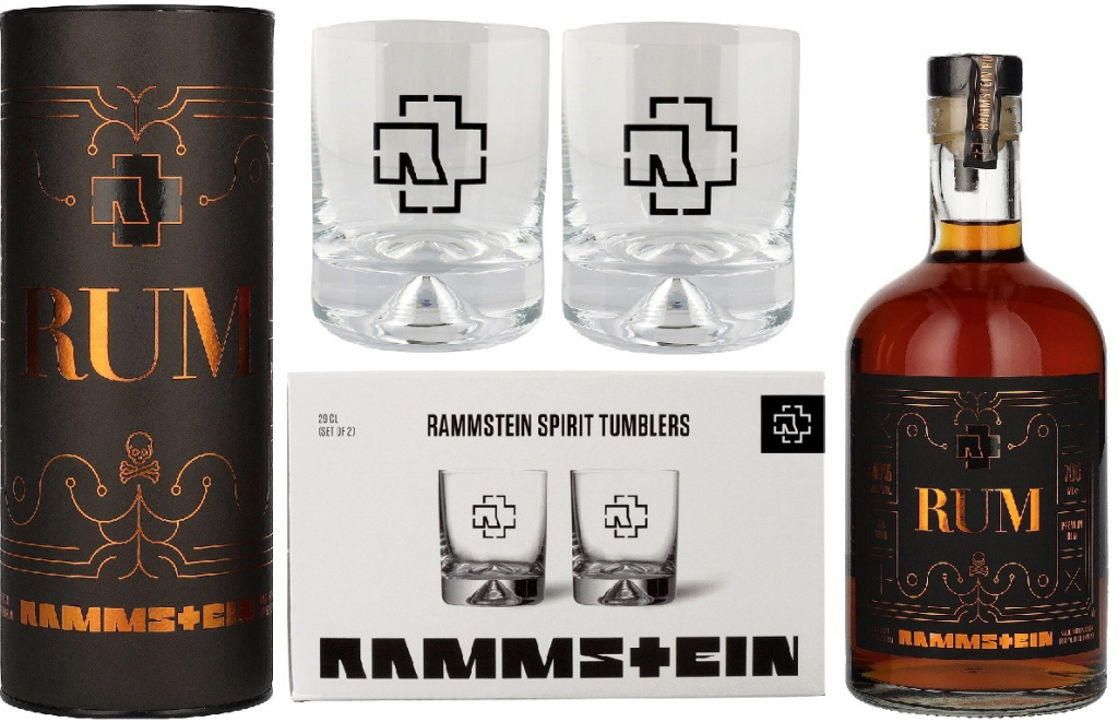 1423 Aps Rammstein 40% 0,7 l (dárkové balení 2 sklenice)