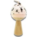 Kojenecká bavlněná čepička Nicol Bambi Šedá – Zboží Dáma