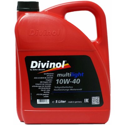 Divinol Multilight 10W-40 5 l