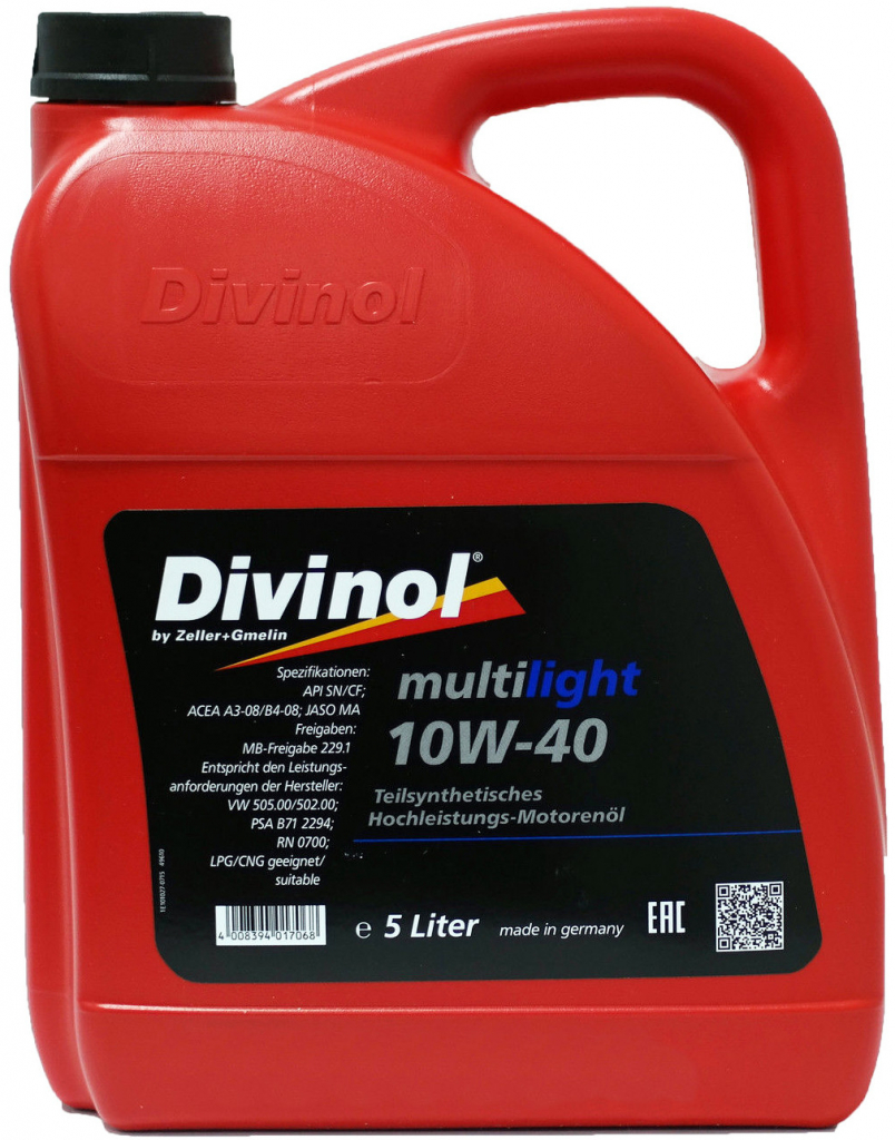 Divinol Multilight 10W-40 5 l