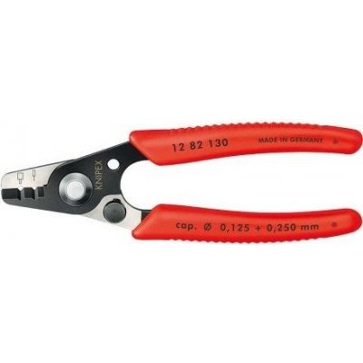 KNIPEX - kleště odizolovací - 130mm - na světlovody, k odstraňování primární a sekundární izolace – Coating (1282130SB) – Zbozi.Blesk.cz