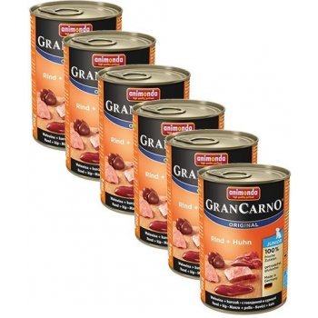 Animonda GranCarno Original Adult hovězí maso a kuře 6 x 400 g