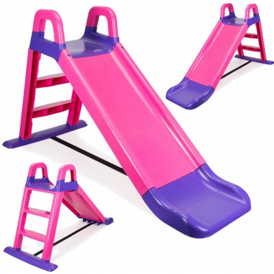 Doloni s madlem Růžovo-fialová 140 cm – Zboží Dáma