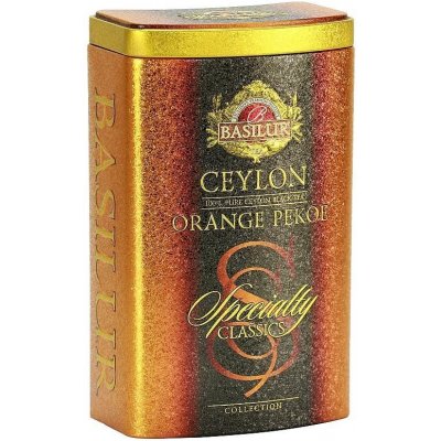 Basilur plech ORANGE PEKOE 100 g – Zbozi.Blesk.cz