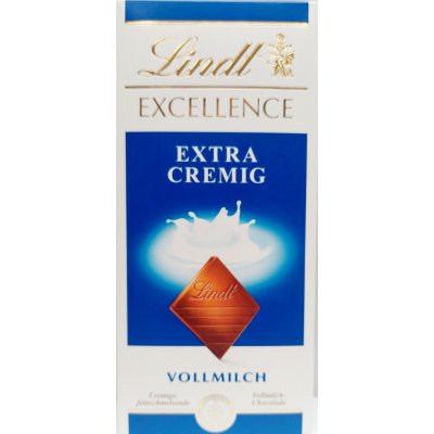 LINDT Excellence mléčná Extra Cremig 100 g – Zbozi.Blesk.cz