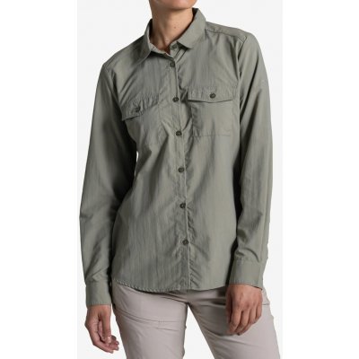 Craghoppers dámská košile NosiLife Adventure Long Sleeved Shirt III světle hnědá – Zboží Dáma