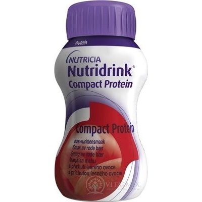 NUTRIDRINK COMPACT PROTEIN S PŘÍCHUTÍ LESNÍHO OVOCE POR SOL 24X125ML – Zboží Mobilmania