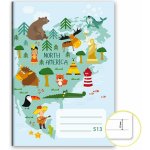 Notes Bohemia Školní sešit 513 A5 linka 10l bezdřevý – Zboží Dáma