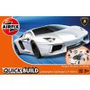 Airfix Quick Bulid J6019 Lamborghini Aventador LP 700-4 Bílé