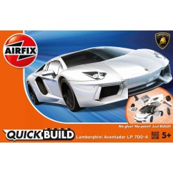 Airfix Quick Bulid J6019 Lamborghini Aventador LP 700-4 Bílé