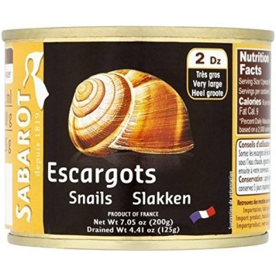 Sabarot velcí šneci helix lucorum 24 ks 200 g – Zboží Dáma