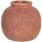 Cihlově zabarvená váza Root - Ø 8*8 cm - Clayre & Eef – Hledejceny.cz
