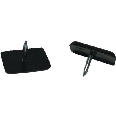 ZTS Plastový kluzák s hřebem, 19x13mm-černý F0107BO – Sleviste.cz