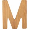 Dekorace Small Foot bambusové písmeno M