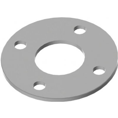 Hahn Steel Montážní kroužek O100 x 4,0 mm pro sloupek 42,4 mm, AISI 304 -surový stav – Zboží Mobilmania